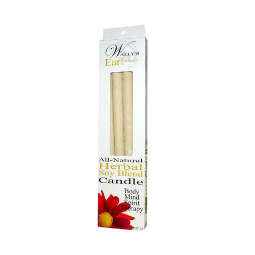 Wallys Natural Herbal Soy Blend Candles - 4 Ea
